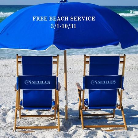 Nautilus 2408 Gulf View 2 Bedroom 4Th Floor Free Beach Service Форт Уолтон Бич Экстерьер фото